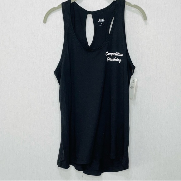 Jenni Women's Sleep Tank Top with Keyhole Back - Picture 1 of 7